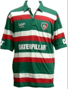 Leicester Tigers Home Rugby Jersey 2010 11 New Small BNWT Shirt Cotton