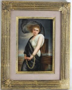 Top Quality 19 Century French Porcelain Plaques Signed Perfect