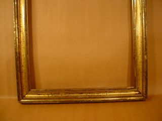 1830s Lemon Gold Leaf Gilt Federal Period Picture Frame 18 3 8 x 14 3