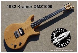 1982 Kramer Prototype DMZ1000 Wood Neck Guitar One Off