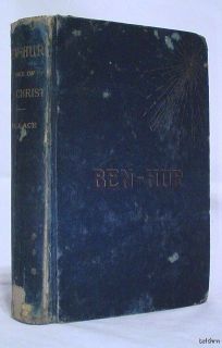 Ben Hur ~ Lew Wallace ~ 1880 ~ Early Printing ~ Ships Free U.S. ~