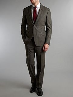 Paul Smith London Single breasted milled puppytooth suit Khaki   House