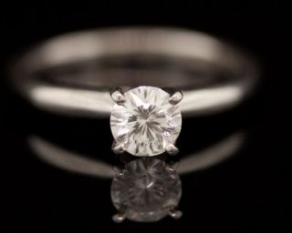 Leo Schachter The Leo Diamond Platinum Engagement Ring 46 Ct G SI2