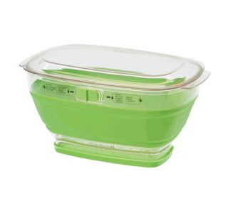 Mini Collapsible Lettuce Produce Keeper Built in Colander