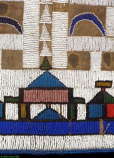 Ndebele Beaded Apron South African Pepetu Nelson Collection