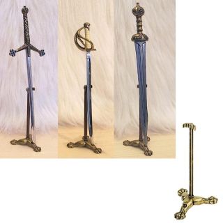 Claw Letter Opener Display Stand 11cm Tall Made in Metal with Brass