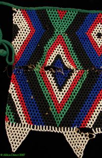 Zulu Beaded Apron South Africa African Old Sale Was $190
