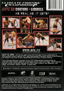 UFC 52 Randy Couture vs Chuck Liddell DVD 634991277723