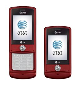 LG Shine CU720 Cell Cellular Phone Red at T