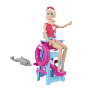 Mattel Barbie I Can Be Lifeguard Playset New Bath or Pool Water