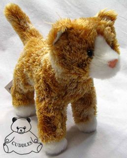 Cat Douglas Cuddle Plush Toy Stuffed Animal Orange Realistic BNWT