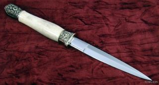 Linder German Made Knives Knife Hunting Dagger Polished Stag New