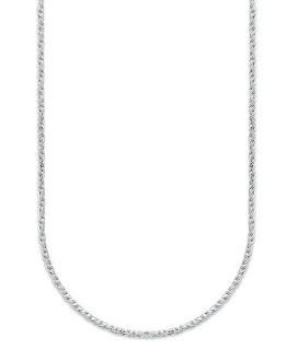 Giani Bernini Sterling Silver 18 Sparkle Chain Necklace   Necklaces