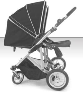 features lightweight aluminum cassis two independent reversible seats