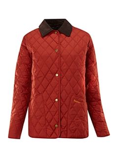 Barbour Shaped liddesdale quilted jacket Terracotta   