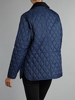 Barbour Shaped liddesdale quilted jacket Mid Blue   