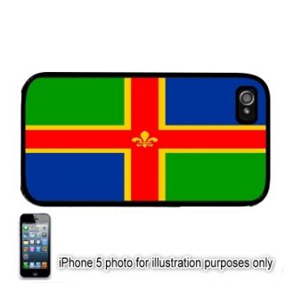 Lincolnshire UK Flag iPhone 5 Hard Back Case Cover Skin Black
