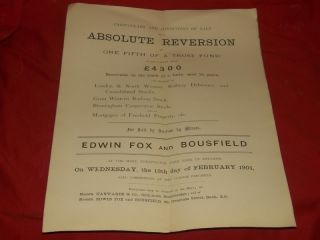 Absolute Reversion 1901 Tokenhouse Yard Bank of England