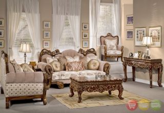 Formal Luxury Sofa Love Seat Living Room Furniture Set HD 275