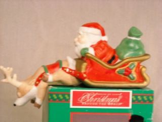 Vintage House of Lloyd Christmas Around The World Santa Reindeer