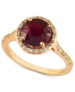 EFFY Collection 14k Rose Gold Ring, Ruby (11 1/3 ct. t.w.) and Diamond