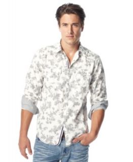 Tommy Hilfiger Shirt, Derrick Long Sleeve Printed Slim Fit Shirt
