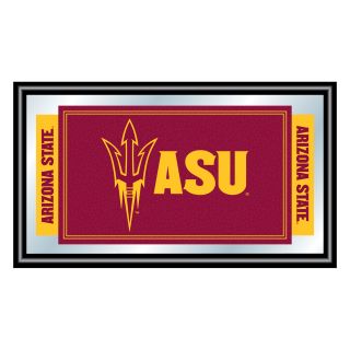 Arizona State University Logo and Mascot Framed Mirror