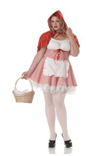 Plus Size Red Riding Hood Halloween Costume 16 22