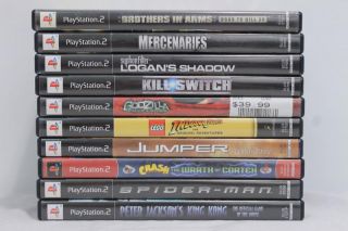 Sony PlayStation 2 Adventure Video Game Collection Lot 10 Spider Man
