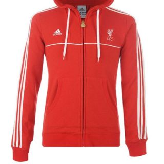 Adidas Liverpool Co LFC Hoody Red White Mens Size M