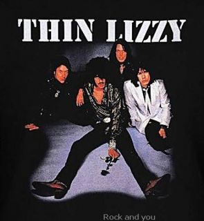 Thin Lizzy Photo Punk Rock T Shirt M L XL 2XL 3XL 4XL NWT