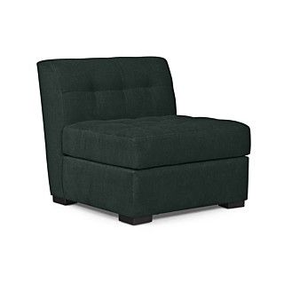Fabric Armless Living Room Chair, 33W x 35D x 31H Custom Colors