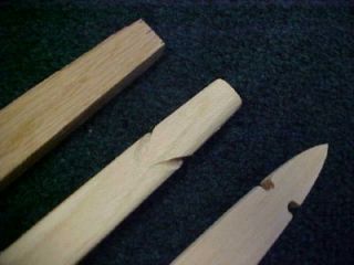 Lot 3 Traditional Long Bows Custom Hickory Right Hand