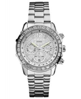 GUESS Watch, Womens Chronograph Stainless Steel Bracelet 41mm U0016L1