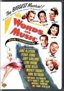 Words and Music Judy Garland Gene Kelly 1948 DVD New
