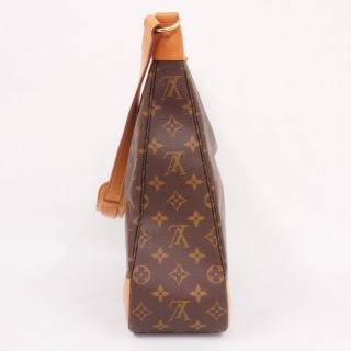 Louis Vuitton LV Brown Monogram Boulogne 35 GM Shoulder Hobo Handbag
