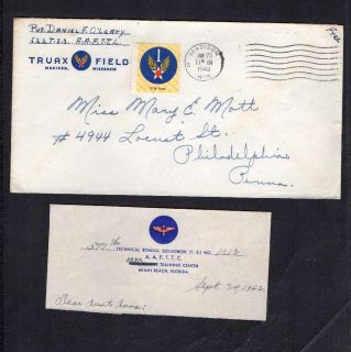 WWII Traux Field Madison Wi 1st Air Force