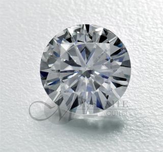of Round Brilliant Moissanite Loose Stones Certificate Included