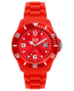 Ice Watch Watch, Womens Sili Forever Red Silicone Strap 43mm 101970