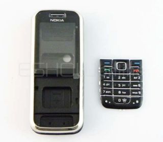 New Black Full Housing Cover Keypad for Nokia 6233 to Replace Original