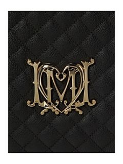 Love Moschino Modern quilted large bowling bag   