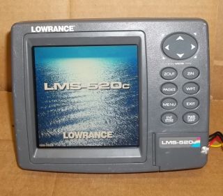 You are bidding on a Lowrance LMS 520c Fishfinder Receiver