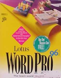 Word Pro, a rewrite of Lotuss Ami Pro word processor, has many