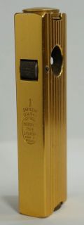 Vintage 1930s 40s Benlow Golmet Motorist Pipe Lighter w Tamper Made in