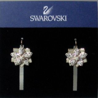 Swarovski Silver Crystal Louella Pierced Earrings