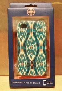 New Authentic Tory Burch Lucio Teal iPhone 4 4S Case 16GB 32GB Hard to