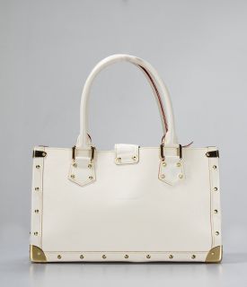 Louis Vuitton Suhali Le Fabuleux White Purse Handbag