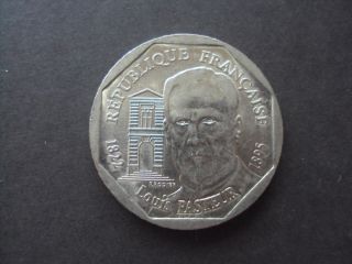France 2 Francs 1995 Louis Pasteur Coin