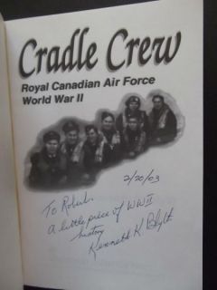 Signed RCAF Pilot Old Book pow Stalag Luft
