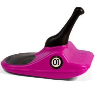 Zipfy Mini Luge Snow Sled Pink from Brookstone